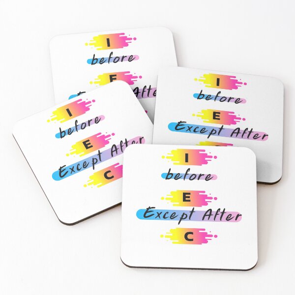 Item preview, Copy of I before E Except After C  designed and sold by H2O-Shop.