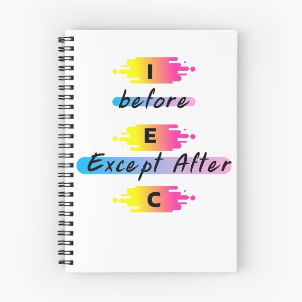 Item preview, Copy of I before E Except After C  designed and sold by H2O-Shop.