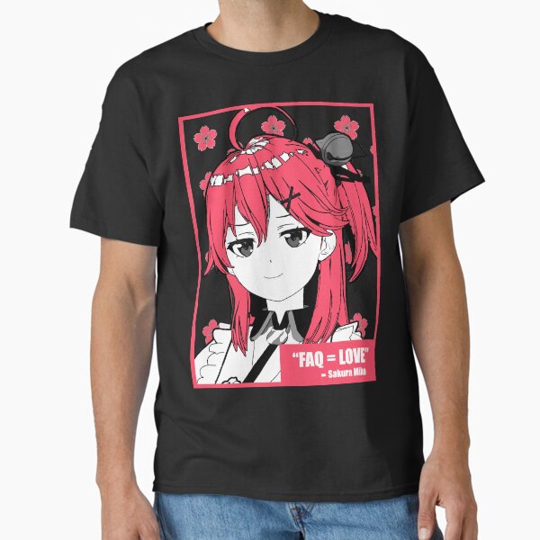 Artikel-Vorschau von Hololive Sakura Miko FAQ = LIEBE, designt und verkauft von UDTee.