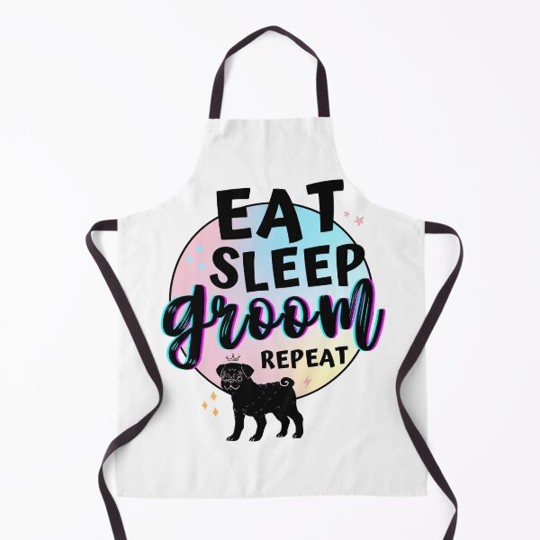 Item preview, Dog Grooming eat sleep groom repeat designed and sold by ReichBourne.