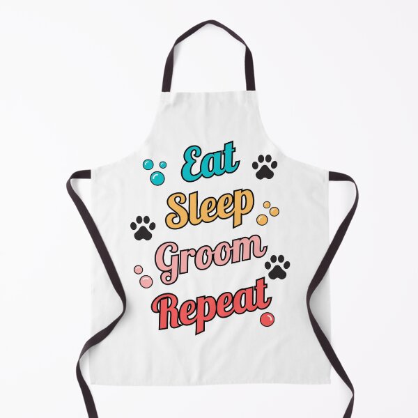 Item preview, Dog Grooming eat sleep groom repeat designed and sold by ReichBourne.
