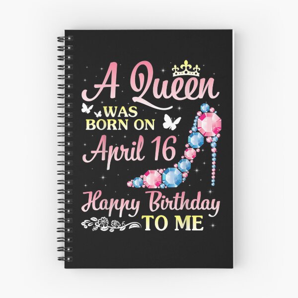 Item preview, A Queen Was Born On April 16 Happy Birthday To Me You Mommy  designed and sold by melisenda.