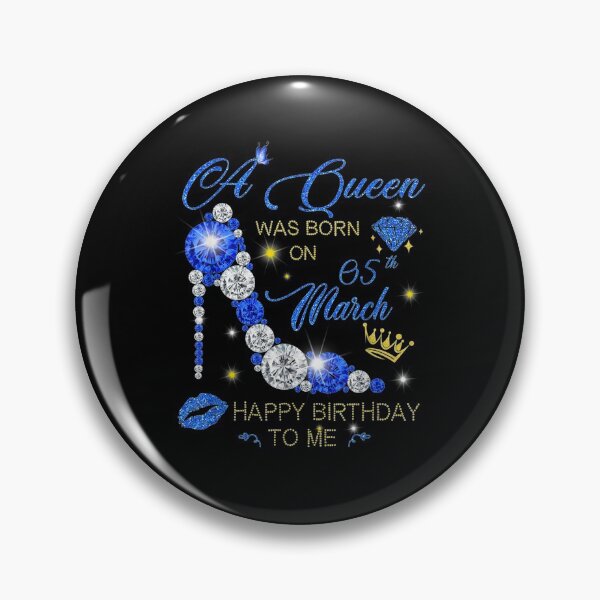 Item preview, A Queen Was Born On 5th March Happy Birthday To Me  designed and sold by melisenda.
