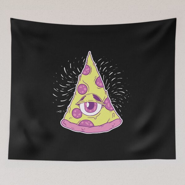 Item preview, Pizza triangle all-seeing eye designed and sold by DerSenat.