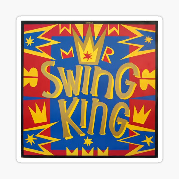 "gnags Mr Swing King Album" Sticker for Sale by fozks Redbubble