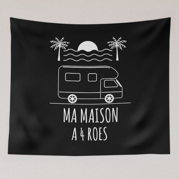 Item preview, My Home Has 4 Wheels - Camping Travel Gift designed and sold by Ibu83.