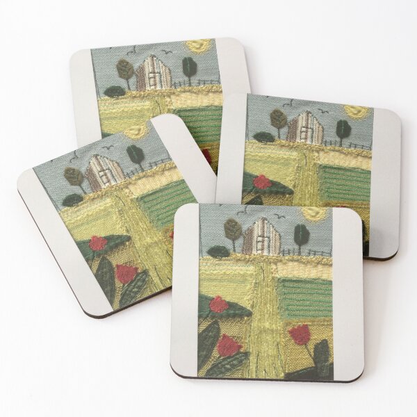 Item preview, Spring Allotments Textile Art designed and sold by Wendy Early Textile Art.