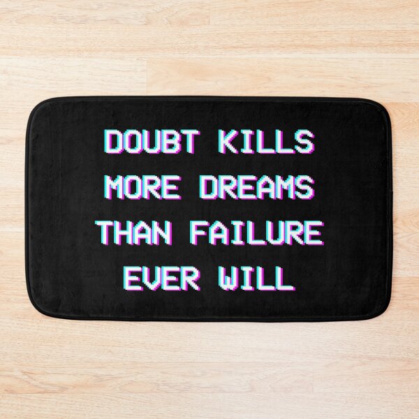 Item preview, Motivational Quote Doubt Kills designed and sold by PseudoEnergy.