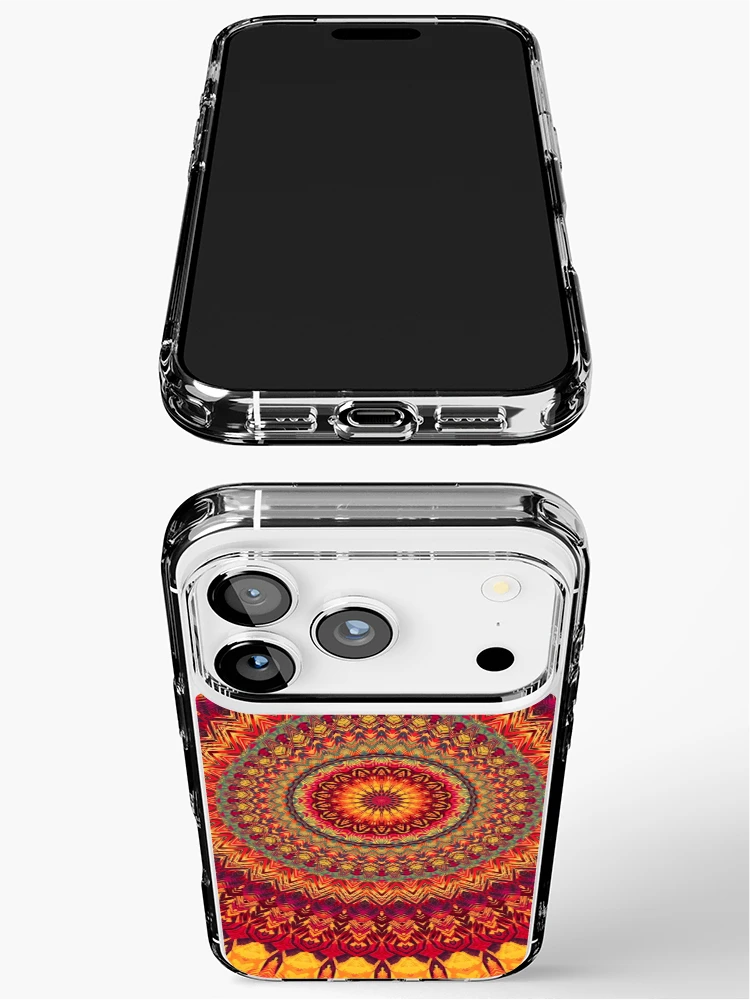 Aperçu 3 sur 5. Coque iPhone avec l'œuvre Mandala 030 créée et vendue par Mandala Of Life.