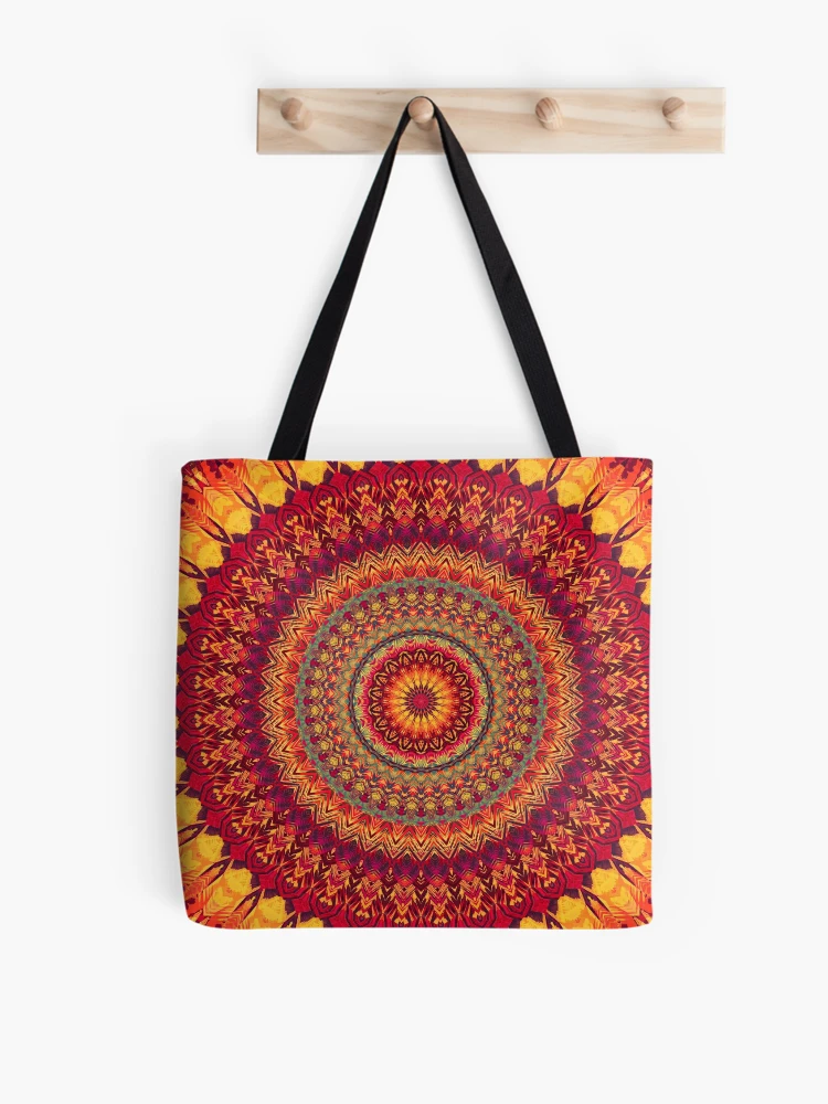Thumbnail 1 of 2, Tote Bag, Mandala 030 designed and sold by Mandala Of Life.