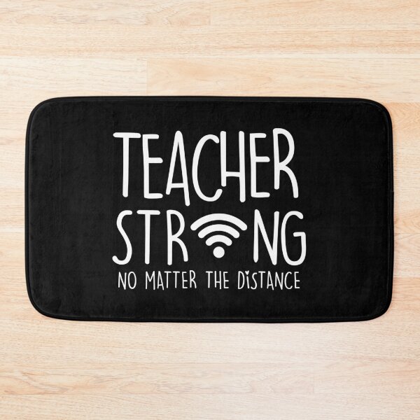 Item preview, Teacher Strong No Matter the Distance Virtual Learning Online Class 2021 Funny School designed and sold by joykart.