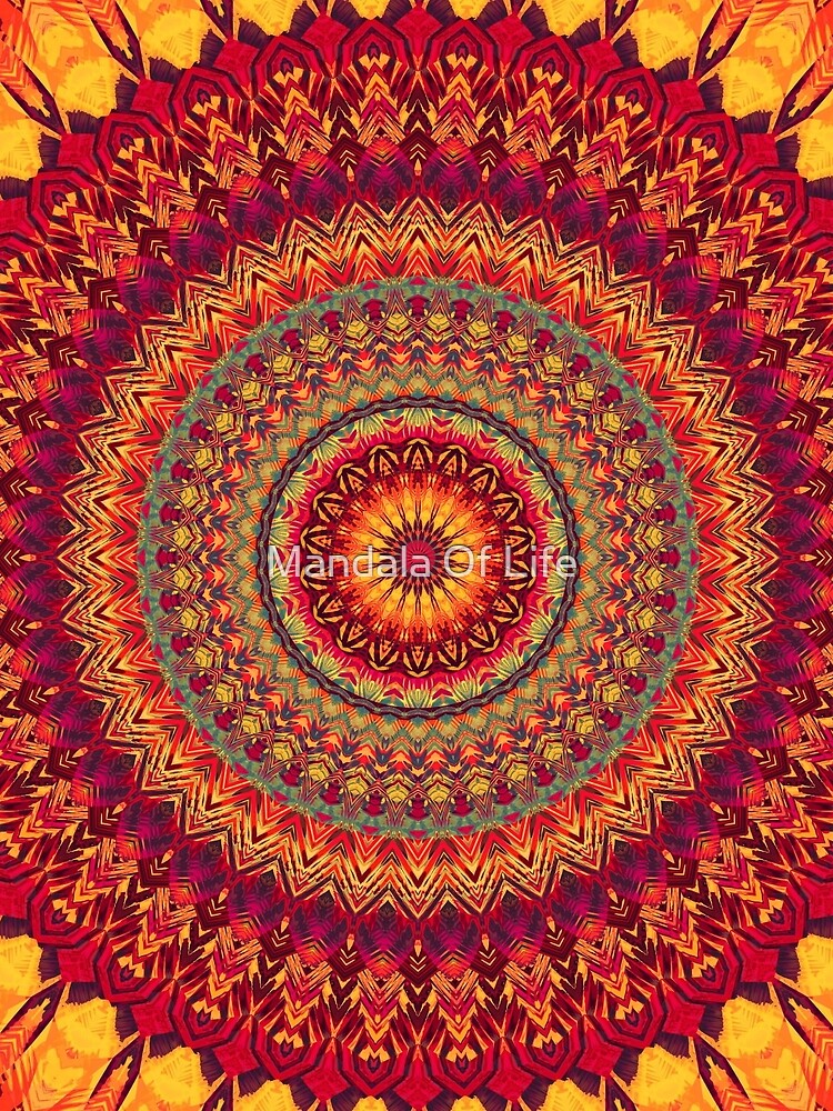 Thumbnail 3 von 3, Tuch, Mandala 030 designt und verkauft von PatternsofLife.