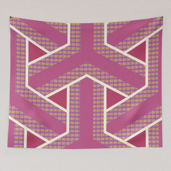 Item preview, Interwovenly Funky Pattern with Plaid designed and sold by vortexatelier.