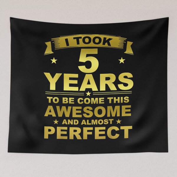 Item preview, 05th Years Old Birthday Gift Ideas For Him Men Women Girls  designed and sold by melisenda.