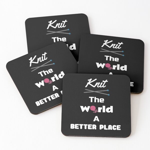 Item preview, Knit The World A Better Place Mothers Day Grandma Mom Gift  designed and sold by SparkleLiveLife.