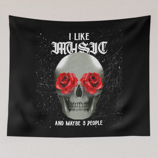 Item preview, I Like Music And Maybe 3 People Music Lovers Mixed Tape Cassette Tapes designed and sold by KLINESTORE.