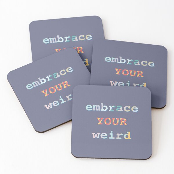 Item preview, embrace your weird designed and sold by redstitchlab.