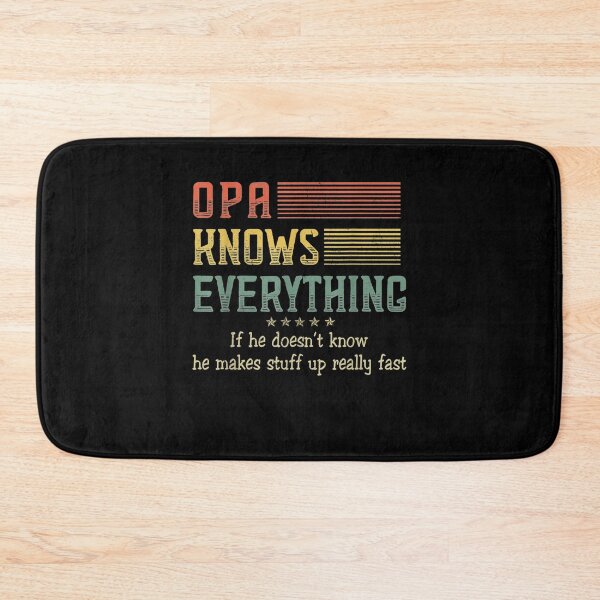 Item preview, Mens Opa Know Everything Fathers Day  designed and sold by melisenda.