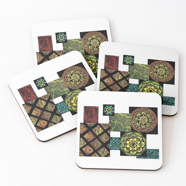 Item preview, mandala collage | mandala doodle designed and sold by Aleeza Janmohamed.