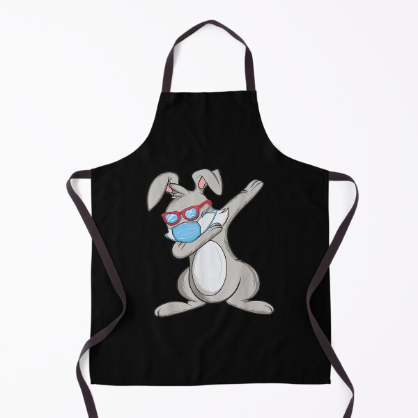 Item preview, Dabbing Easter Bunny Wearing Face Mask designed and sold by melisenda.