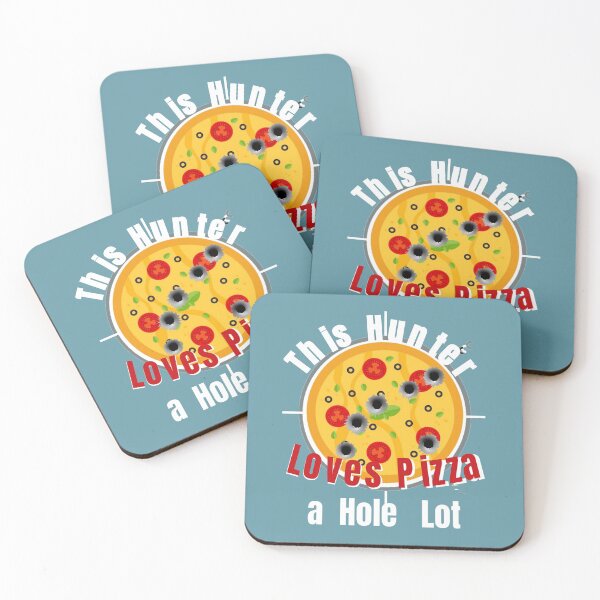 Artikelvorschau, Lustiger Jäger - liebt Pizza - seltsames Jagddesign entworfen und verkauft von Zavola.