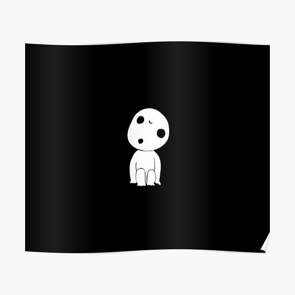 Kodama Little spirit Princess Mononoke Poster