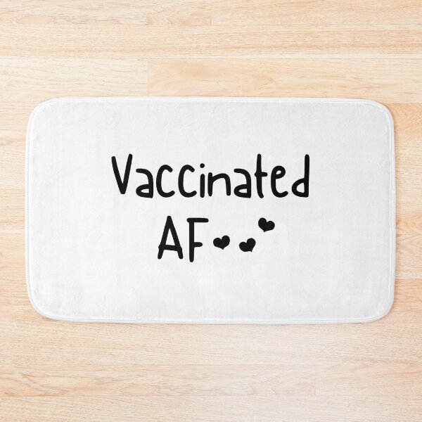 Item preview, vaccinated af, vaccine shirt designed and sold by blkstore.