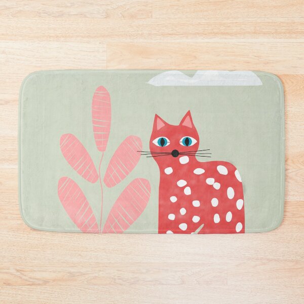 Item preview, Red Dotted Cat designed and sold by mirimo.