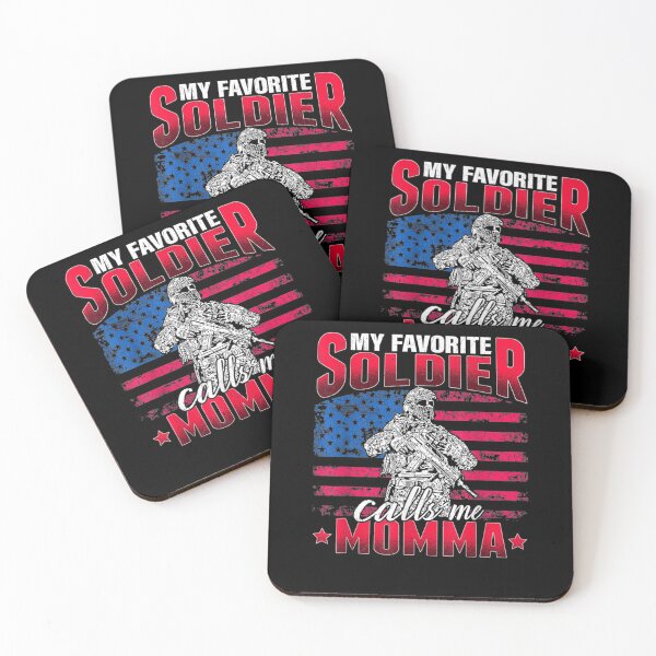 Item preview, My Favorite Soldier Calls Me Momma Us Flag Military Mother  designed and sold by melisenda.