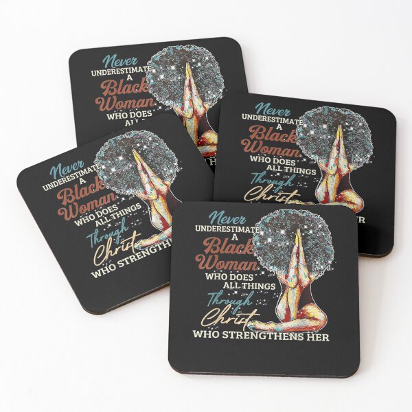 Item preview, Never Underestimate A Black Woman Who Does All Things  designed and sold by melisenda.