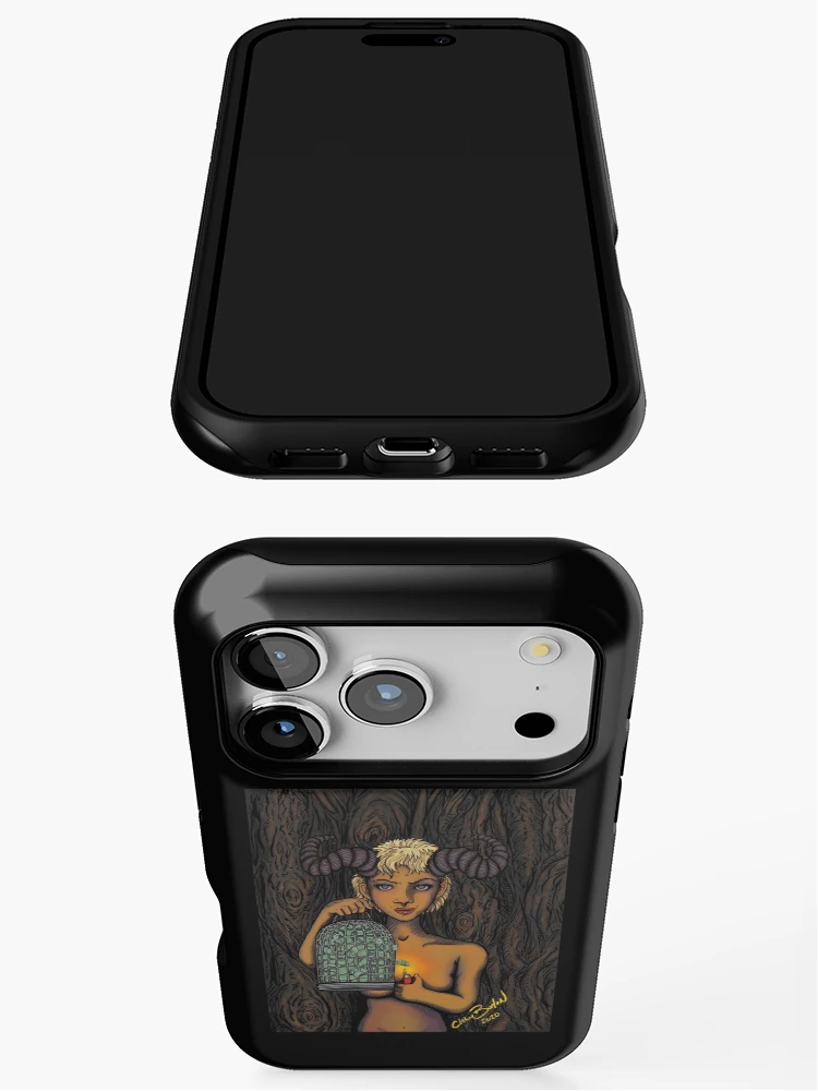 Thumbnail 3 of 4, iPhone Case, Greed designed and sold by Rabbitfool.