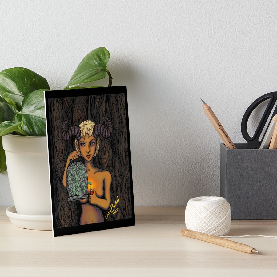 Item preview, Art Board Print designed and sold by Rabbitfool.