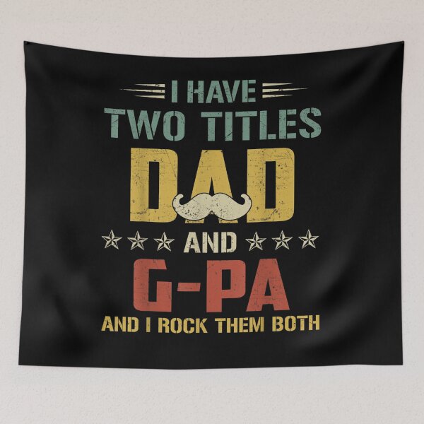 Item preview, Fathers Day I Have Two Titles Dad G Pa I Rock Them Both  designed and sold by melisenda.