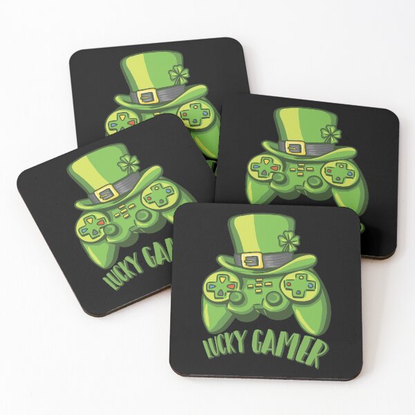 Item preview, Gamerchaun Irish Gaming St Patricks Day Boys Men Gamer Gift T-Shirt , Boys Lucky Controller Green Kids designed and sold by delkh07.