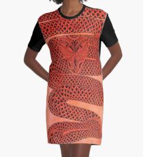 Snake Graphic T-Shirt Dress