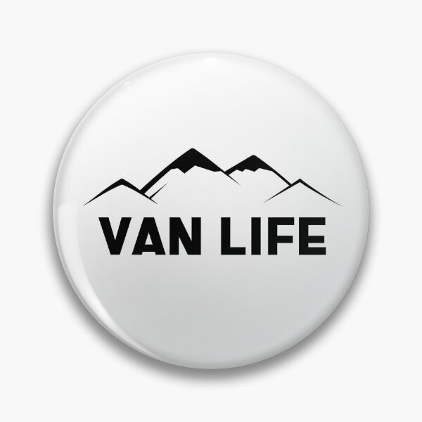 Item preview, Van Life Mountain Range Black Graphic designed and sold by DARBOL-DESIGN.