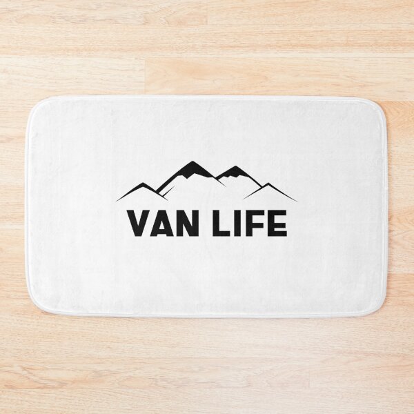 Item preview, Van Life Mountain Range Black Graphic designed and sold by DARBOL-DESIGN.