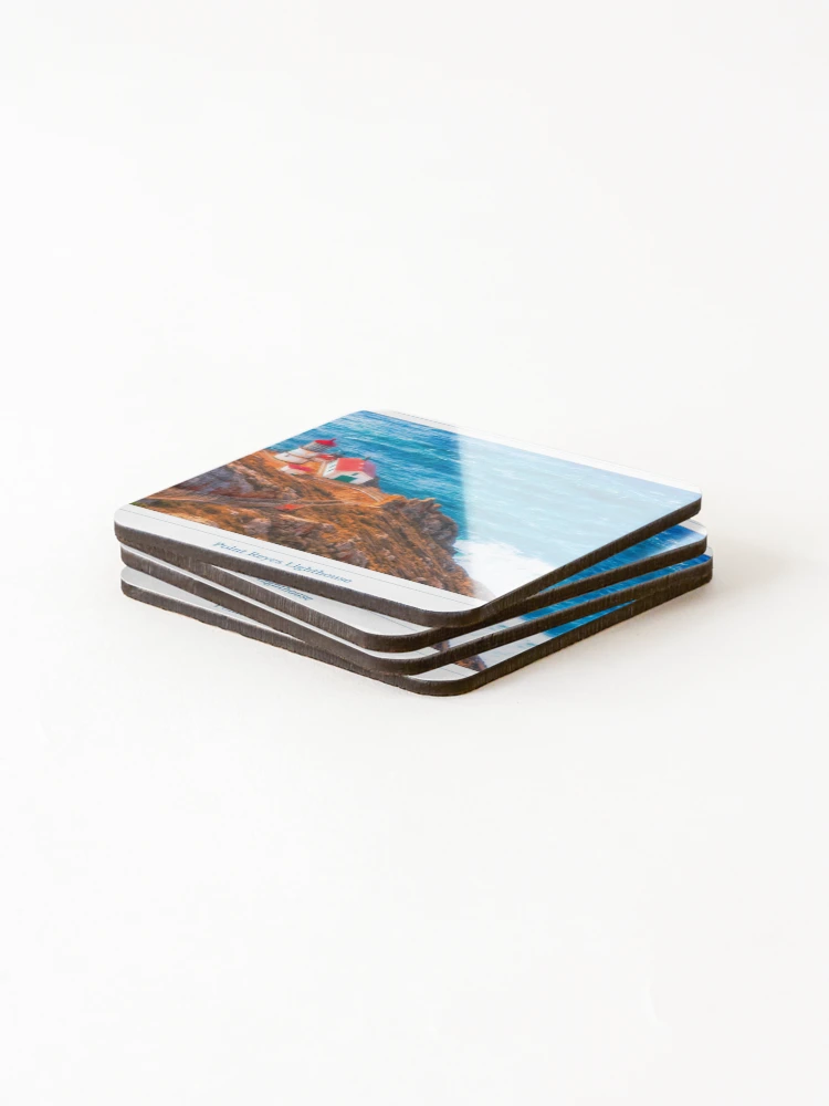 Thumbnail 4 of 5, Coasters (Set of 4), Point Reyes Lighthouse designed and sold by Fernando Margolles.
