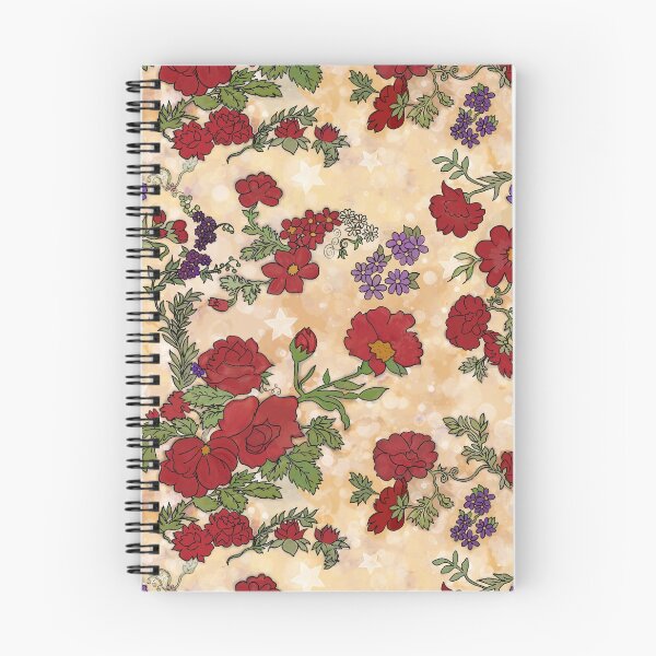 Item preview, Red Cottage Rose on Yellow Gold  designed and sold by Kristi Duggins.
