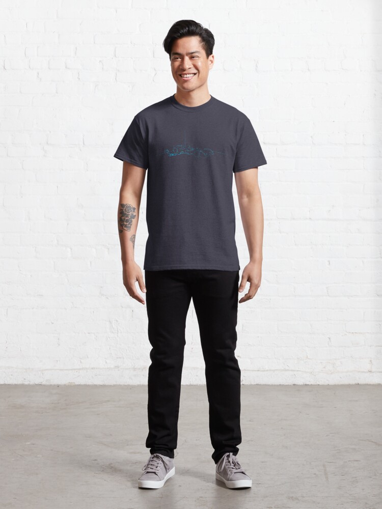 Alternate view of Plug in Racing Classic T-Shirt