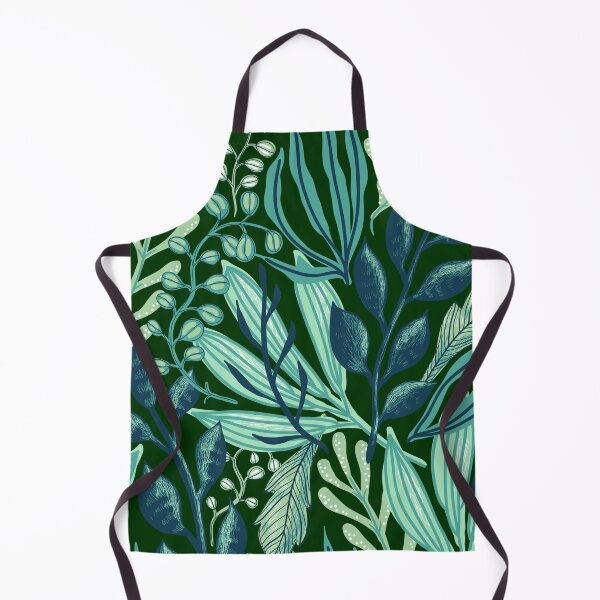 Item preview, SHADES OF GREEN JUNGLE LEAVES DESIGN designed and sold by wildwhimsical.