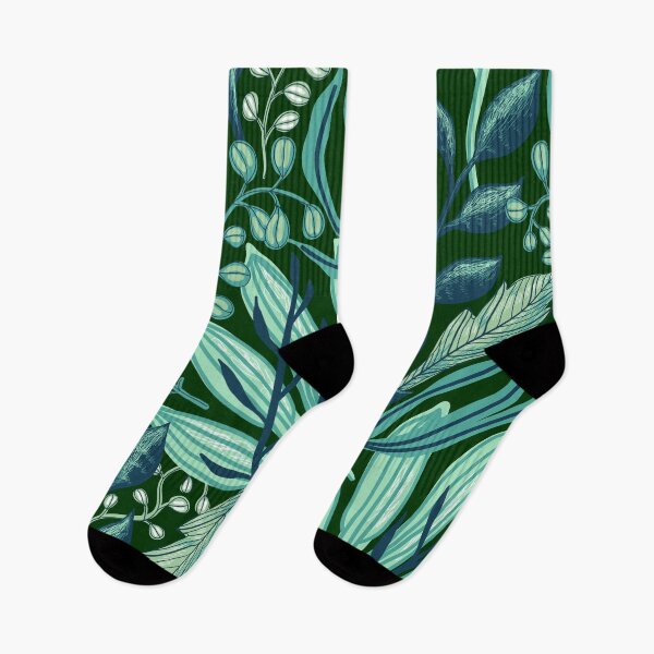 Item preview, SHADES OF GREEN JUNGLE LEAVES DESIGN designed and sold by wildwhimsical.
