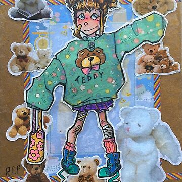Sketchbook: A Cute Bear Kawaii Sketchbook for Kids: 100 Pages of