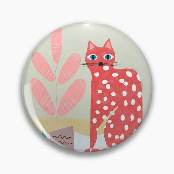 Item preview, Red Dotted Cat designed and sold by mirimo.