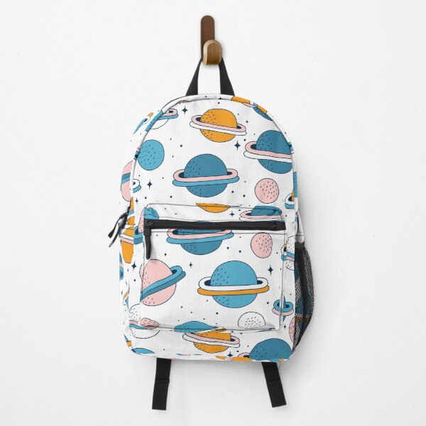 Item preview, Space Aesthetic Planet and Stars White Background designed and sold by DesignLabMedia.