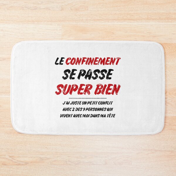 Aperçu de l'œuvre Le confinement se passe SUPER BIEN créée et vendue par LT-Design.