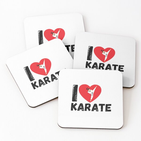 Item preview, I love karate martial arts motif designed and sold by Bearded-Viking.