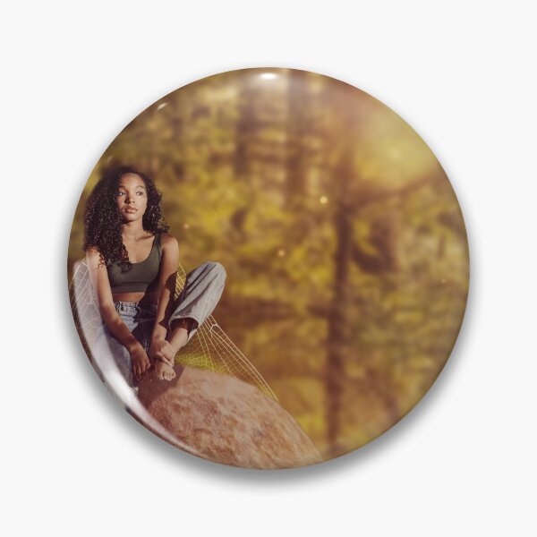 Item preview, Fairy girl sitting on a mushroom designed and sold by LydiaHDesigns.