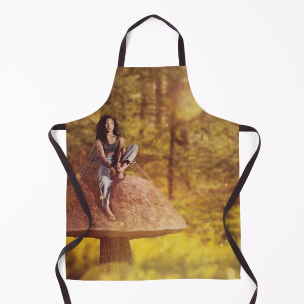 Item preview, Fairy girl sitting on a mushroom designed and sold by LydiaHDesigns.