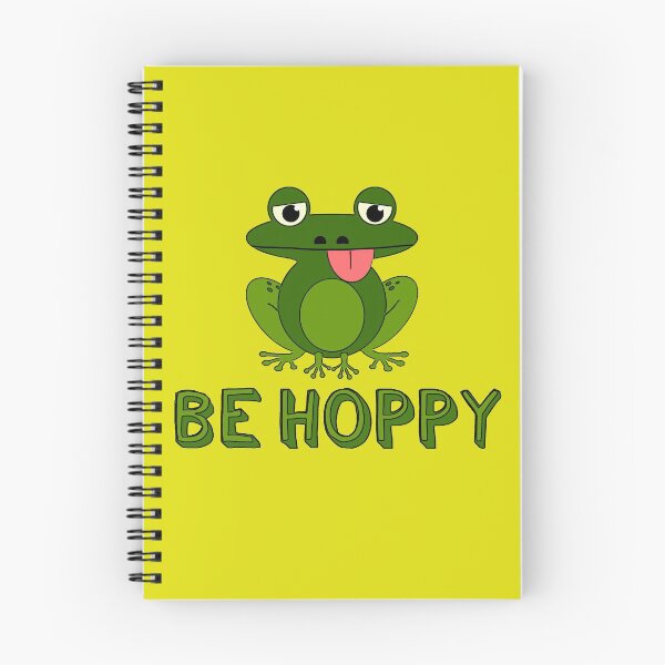 Item preview, Be Hoppy Frog Funny Cartoon Comic designed and sold by WibbleDesign.